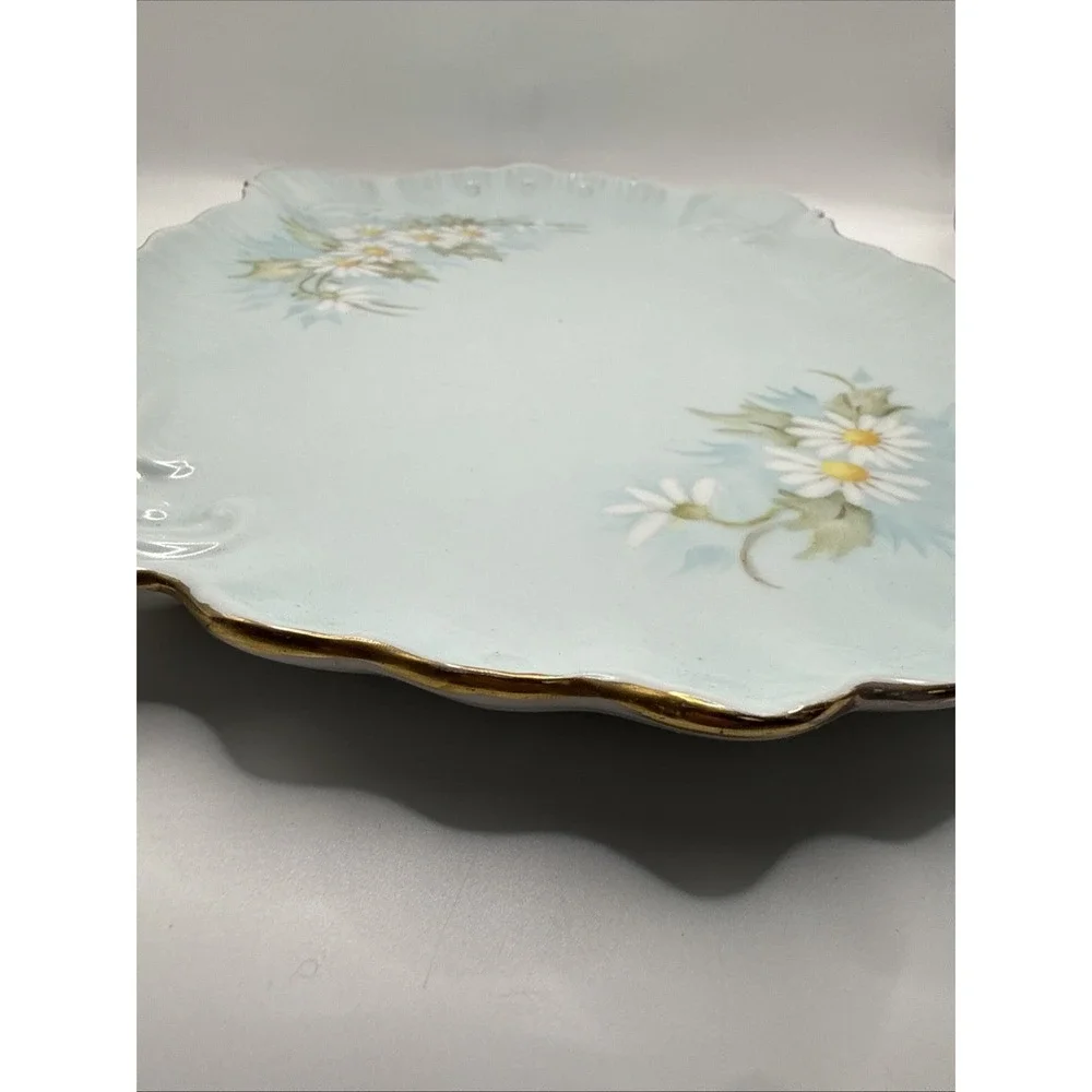 Antique Porcelain Hand Painted Signed Miriam Vanity Tray 12
